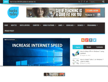Tablet Screenshot of hackstoday.com